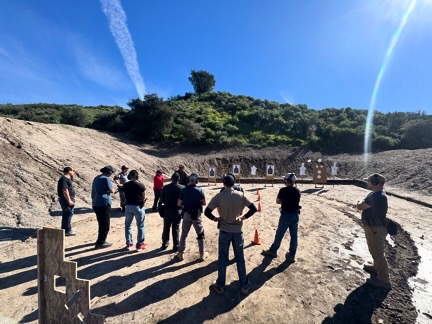 Shannon Brown firearms training range photo